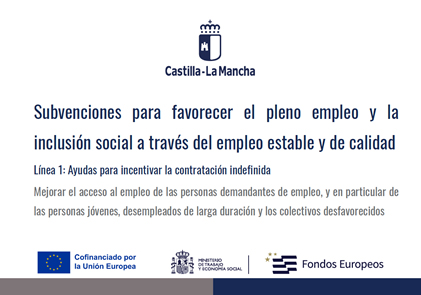 Muévete Formación - Ayudas para incentivar la contratación indefinida